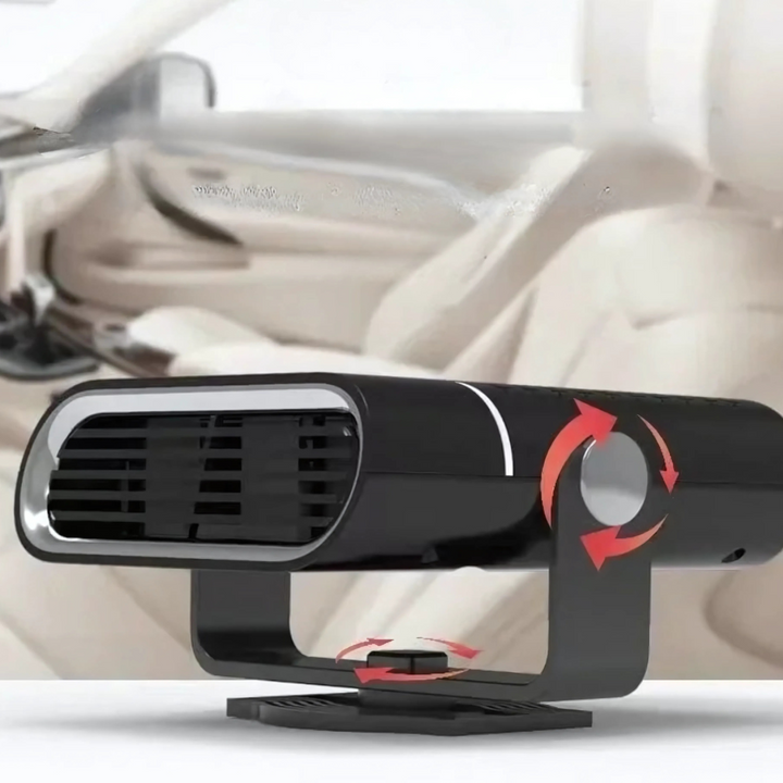Podgrzewacz do samochodu i odszranżacz szyb | 12V USB Przenośny | Czarny