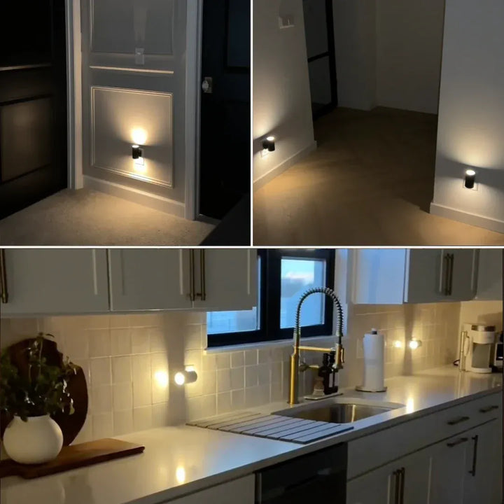 Lampka nocna w stylu Bauhaus – ściemnialne światło LED
