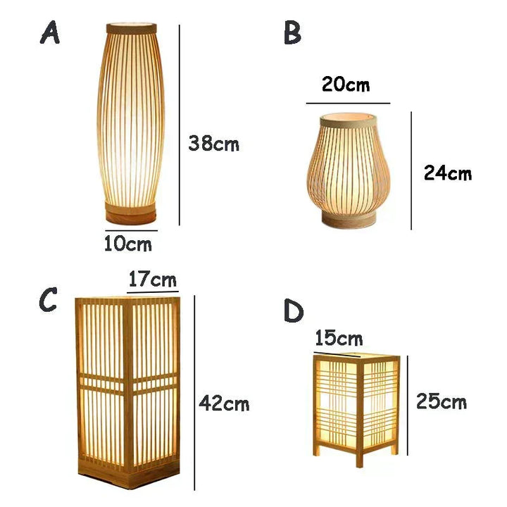 Lampa stołowa w stylu japońskim – KiraLamp