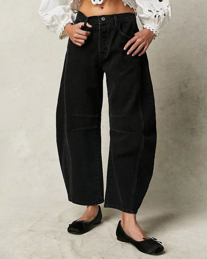 Damskie jeansy o kroju barrel – Maribel edycja jesienna