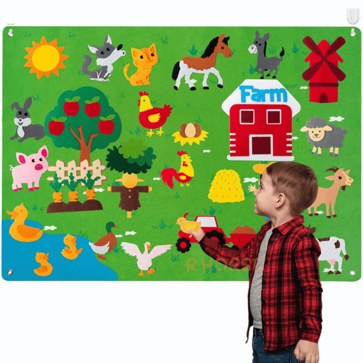 Filcowa Mata do Zabawy dla Dzieci - FeltAdventure