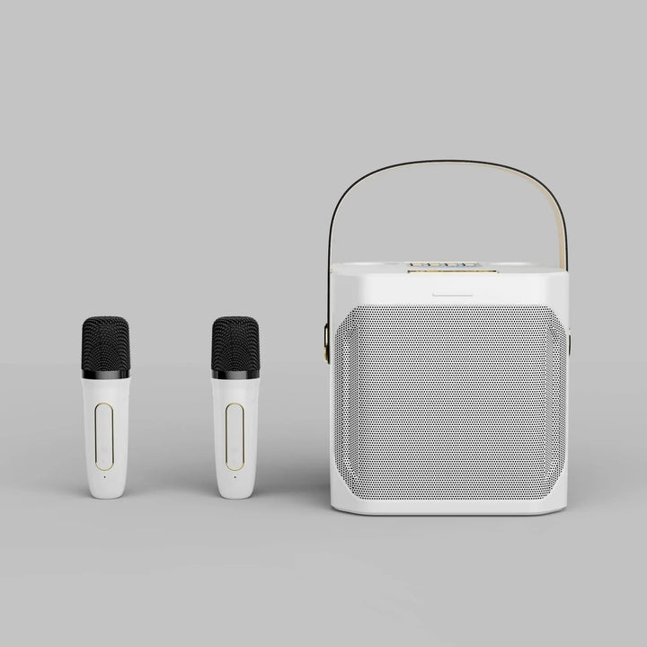 Potężna, przenośna kolumna karaoke Bluetooth - dźwięk surround 360°