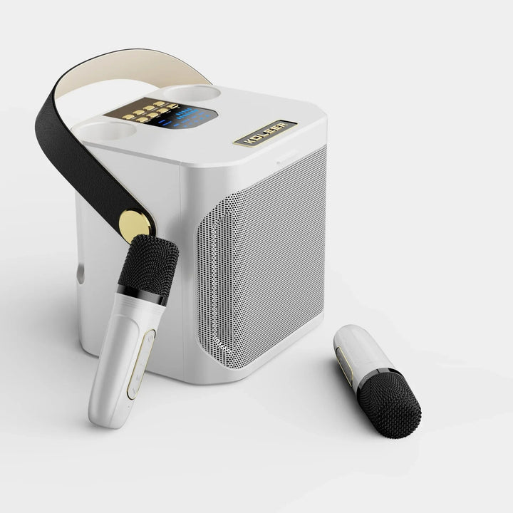 Potężna, przenośna kolumna karaoke Bluetooth - dźwięk surround 360°