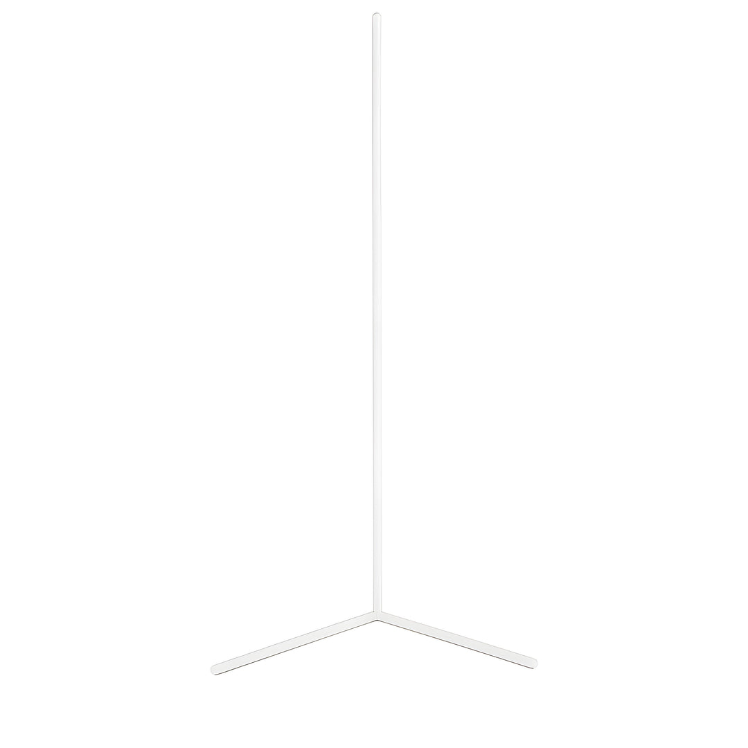 Narożna lampa stojąca LED z pilotem: ściemnialna, nowoczesny design, światło pośrednie