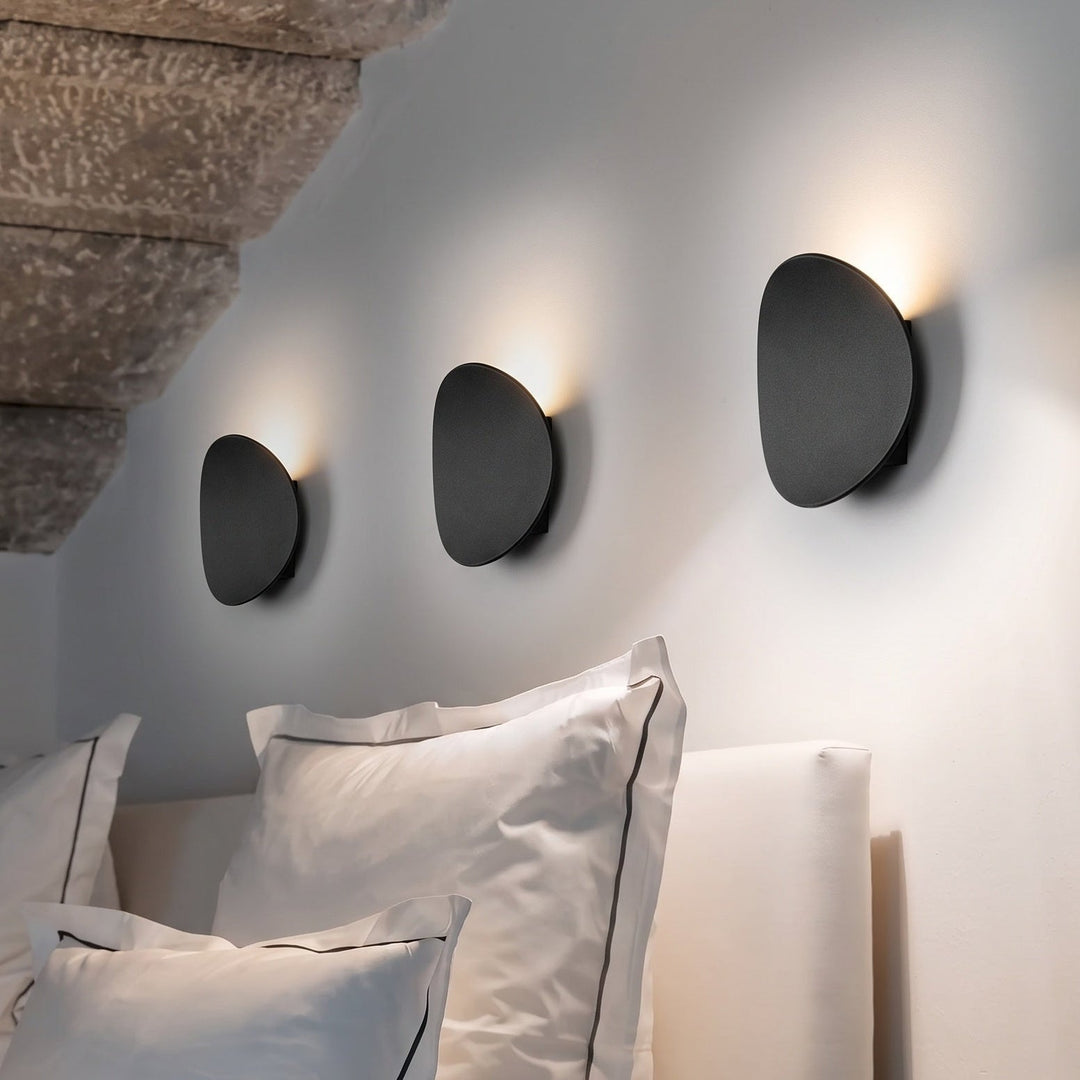Metalowa lampa ścienna Disk