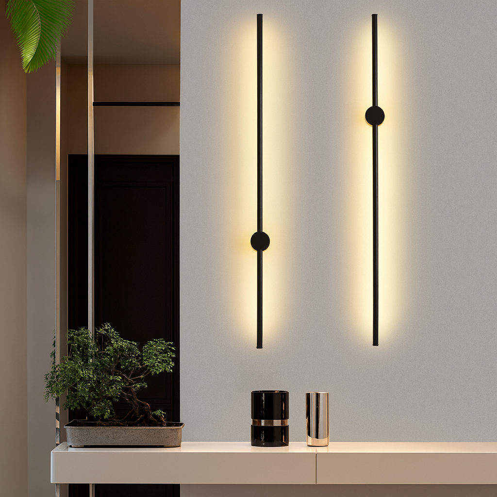 Liniowa lampa ścienna