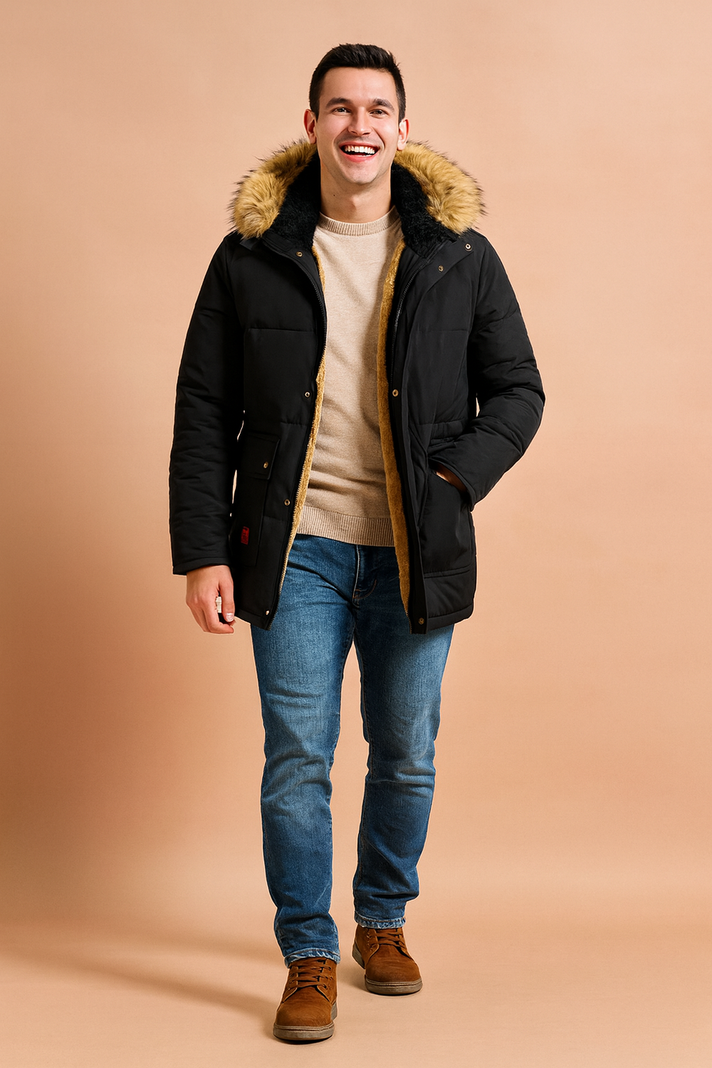 Markus | Zimowa Parka z Kapturem