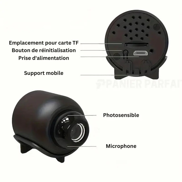 Bezprzewodowa mini kamera szpiegowska – bezpieczny monitoring HD