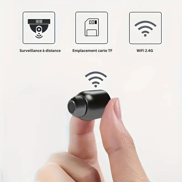 Bezprzewodowa mini kamera szpiegowska – bezpieczny monitoring HD