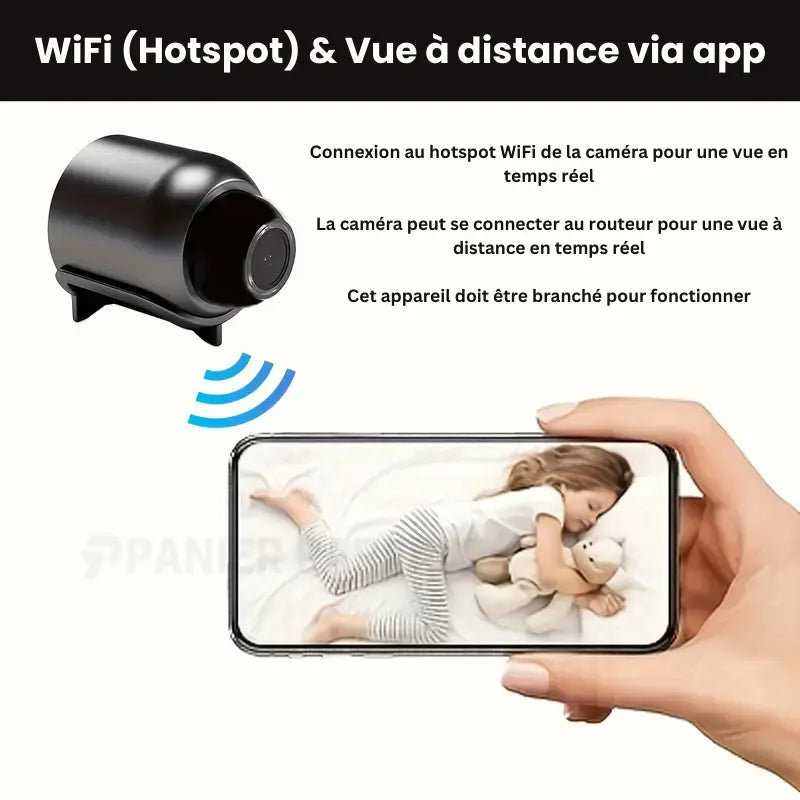 Bezprzewodowa mini kamera szpiegowska – bezpieczny monitoring HD