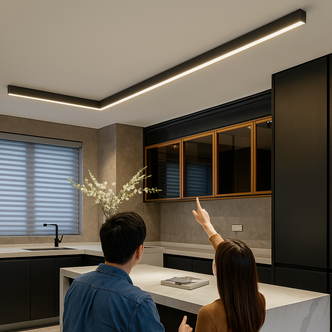 Nowoczesna lampa sufitowa LED - energooszczędny design