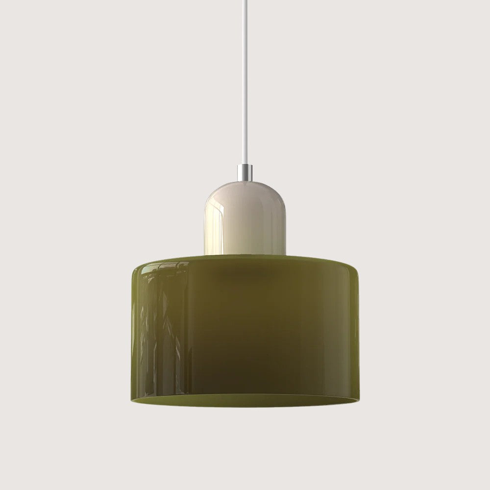 Nowoczesna lampa wisząca ze szkła