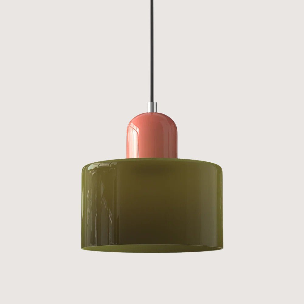 Nowoczesna lampa wisząca ze szkła