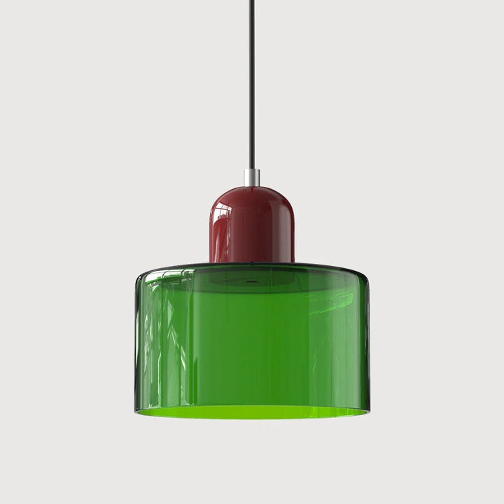 Nowoczesna lampa wisząca ze szkła