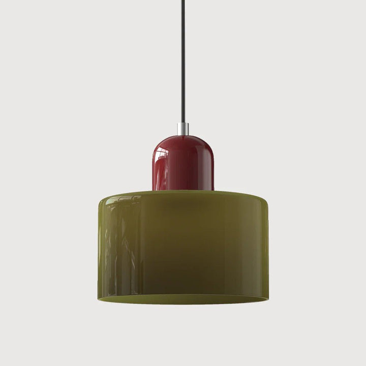 Nowoczesna lampa wisząca ze szkła