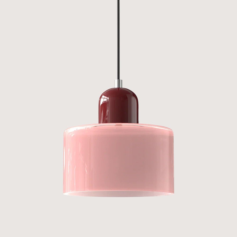 Nowoczesna lampa wisząca ze szkła