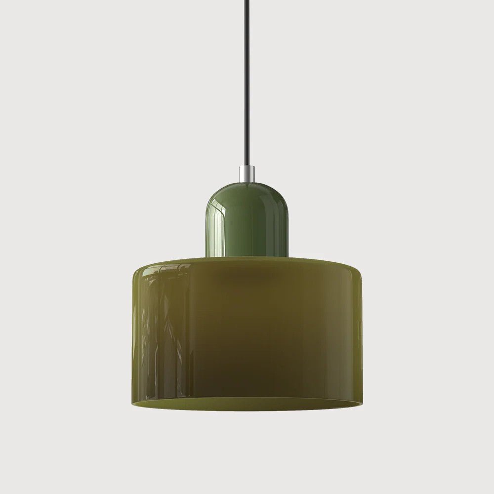Nowoczesna lampa wisząca ze szkła