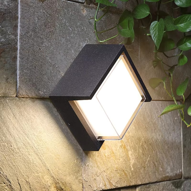 Lampa ścienna zewnętrzna z czujnikiem ruchu – nowoczesny design
