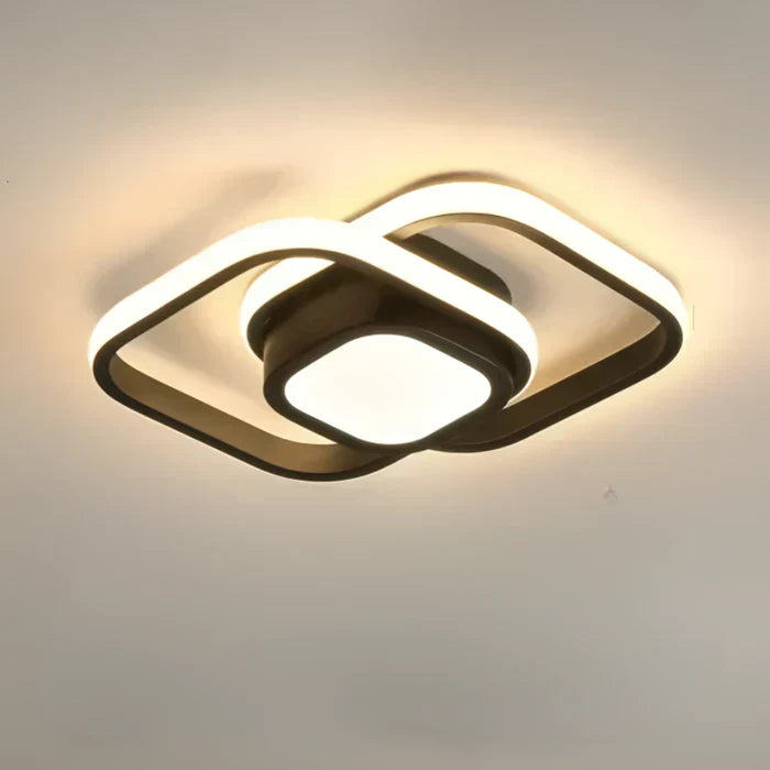Nowoczesna lampa sufitowa LED - energooszczędny design | 24 cm