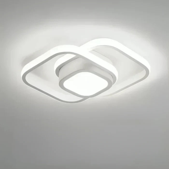 Nowoczesna lampa sufitowa LED - energooszczędny design | 24 cm