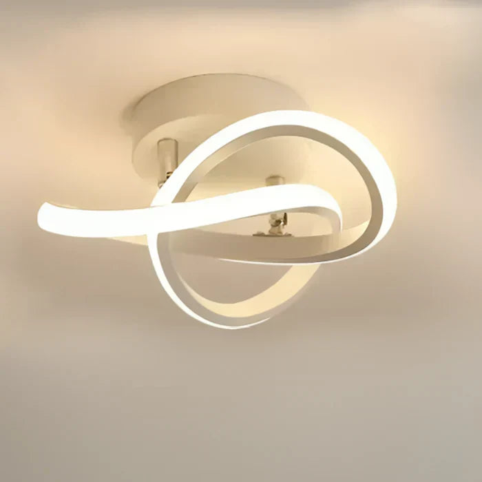 Nowoczesna lampa sufitowa LED - energooszczędny design | 24 cm