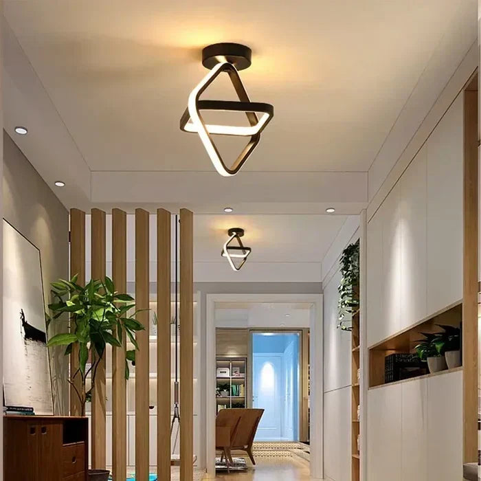 Nowoczesna lampa sufitowa LED - energooszczędny design | 24 cm