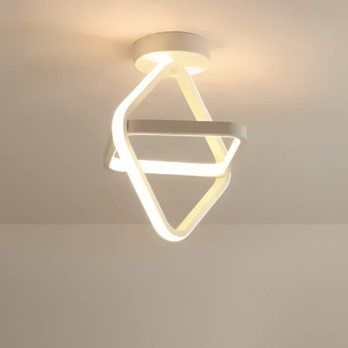 Nowoczesna lampa sufitowa LED - energooszczędny design | 24 cm
