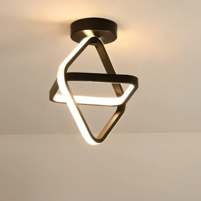 Nowoczesna lampa sufitowa LED - energooszczędny design | 24 cm