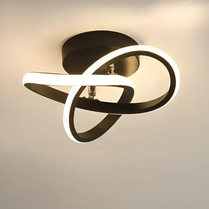 Nowoczesna lampa sufitowa LED - energooszczędny design | 24 cm