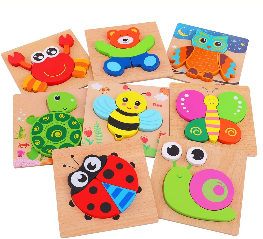 Puzzle Montessori z Drewna – ColourJoy (Kup 1, odbierz 1 gratis)