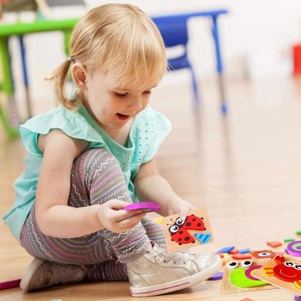 Puzzle Montessori z Drewna – ColourJoy (Kup 1, odbierz 1 gratis)