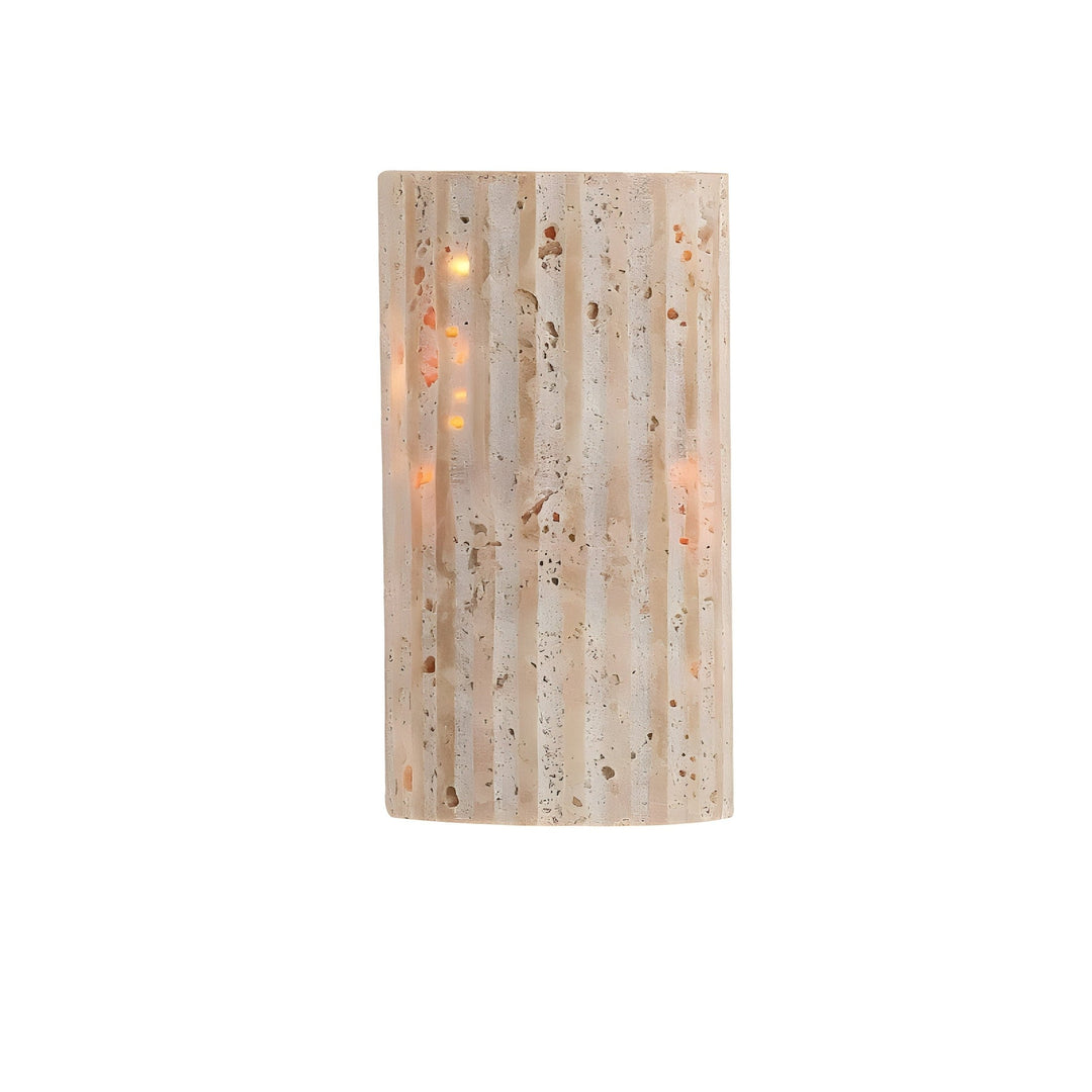 Lampa ścienna z naturalnego kamienia - elegancki design