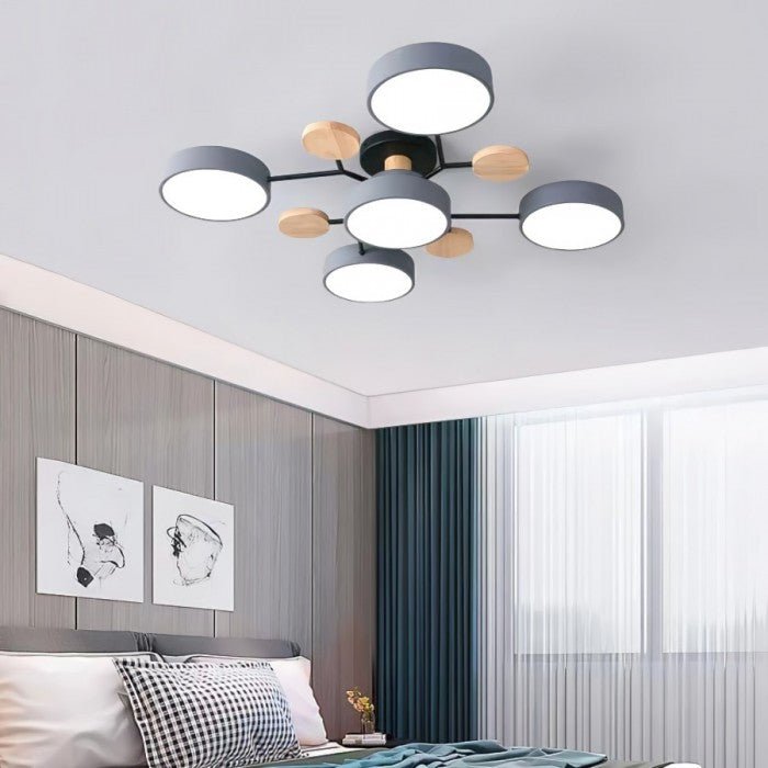 NordicGlow | Rozgałęziona skandynawska lampa sufitowa LED