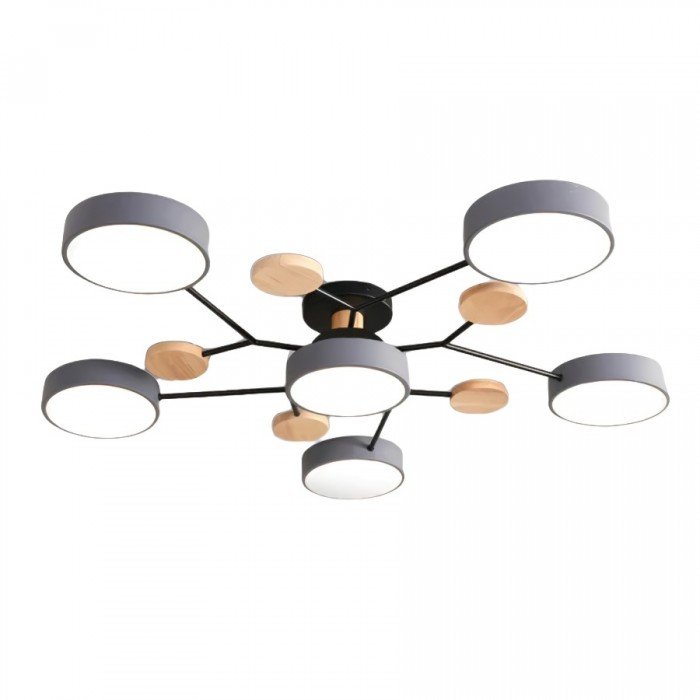 NordicGlow | Rozgałęziona skandynawska lampa sufitowa LED