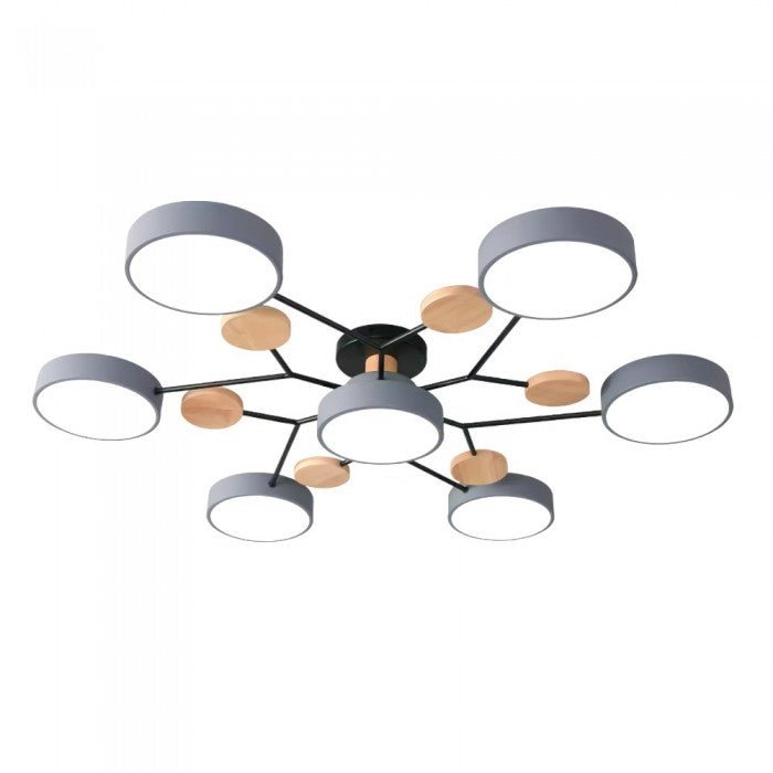 NordicGlow | Rozgałęziona skandynawska lampa sufitowa LED