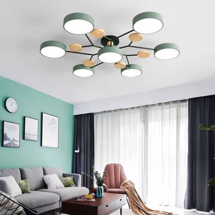 NordicGlow | Rozgałęziona skandynawska lampa sufitowa LED