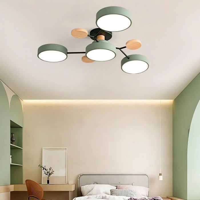 NordicGlow | Rozgałęziona skandynawska lampa sufitowa LED