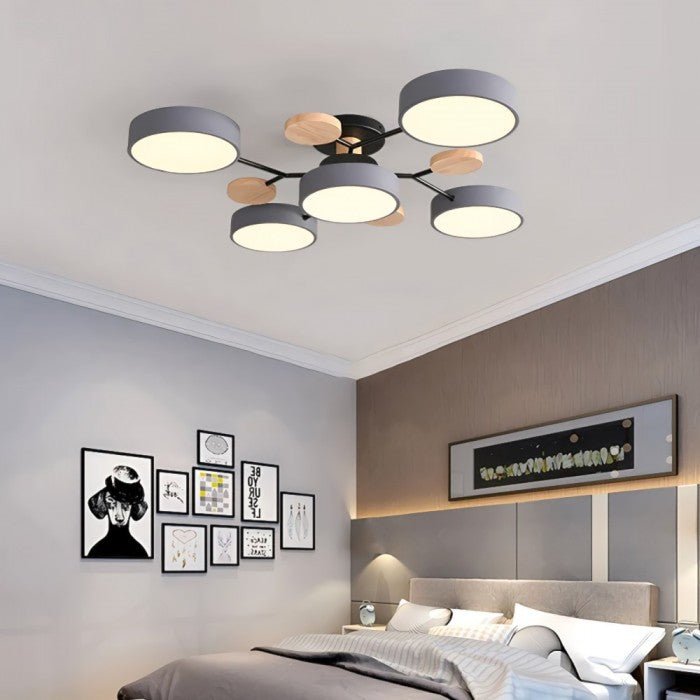 NordicGlow | Rozgałęziona skandynawska lampa sufitowa LED