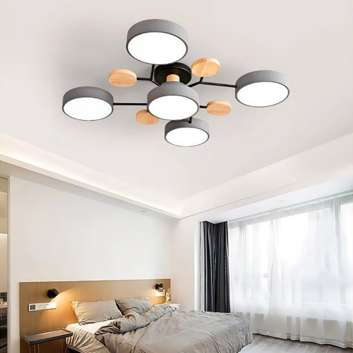 NordicGlow | Rozgałęziona skandynawska lampa sufitowa LED