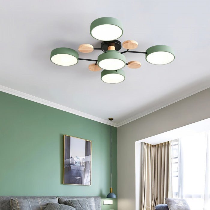 NordicGlow | Rozgałęziona skandynawska lampa sufitowa LED