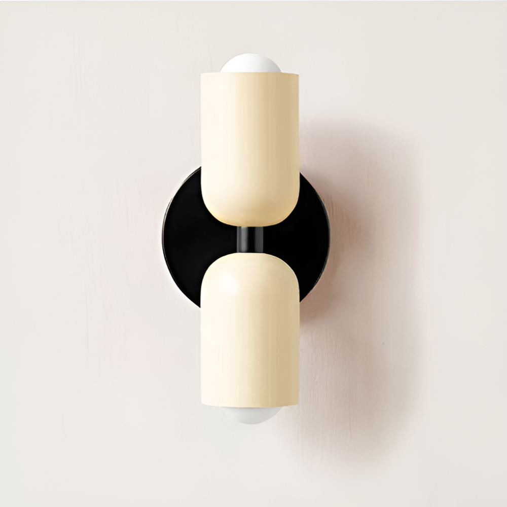 Dwustronna Lampa Ścienna LED w Skandynawskim Designie - Nowoczesne Oświetlenie do Domu