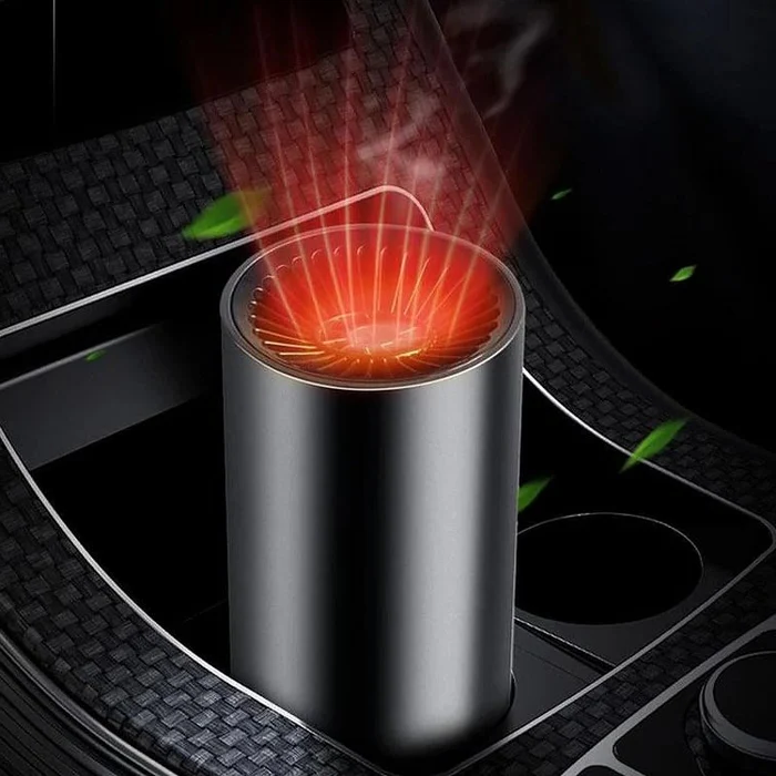 Kubkowa nagrzewnica samochodowa 12 V 150 W z głowicą obracaną o 360°