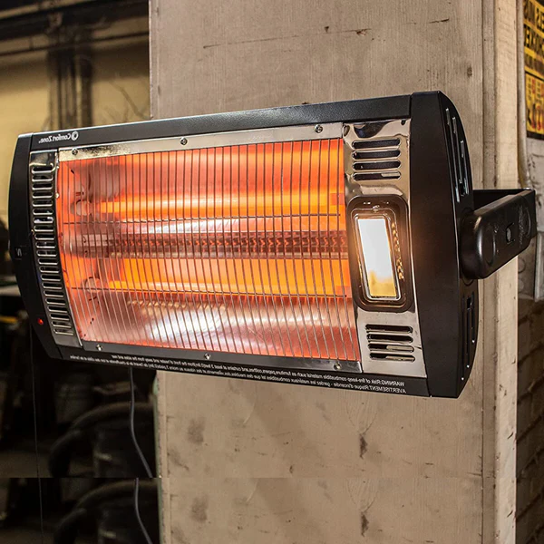 Promiennik podczerwieni na taras 1500 W do montażu na ścianie