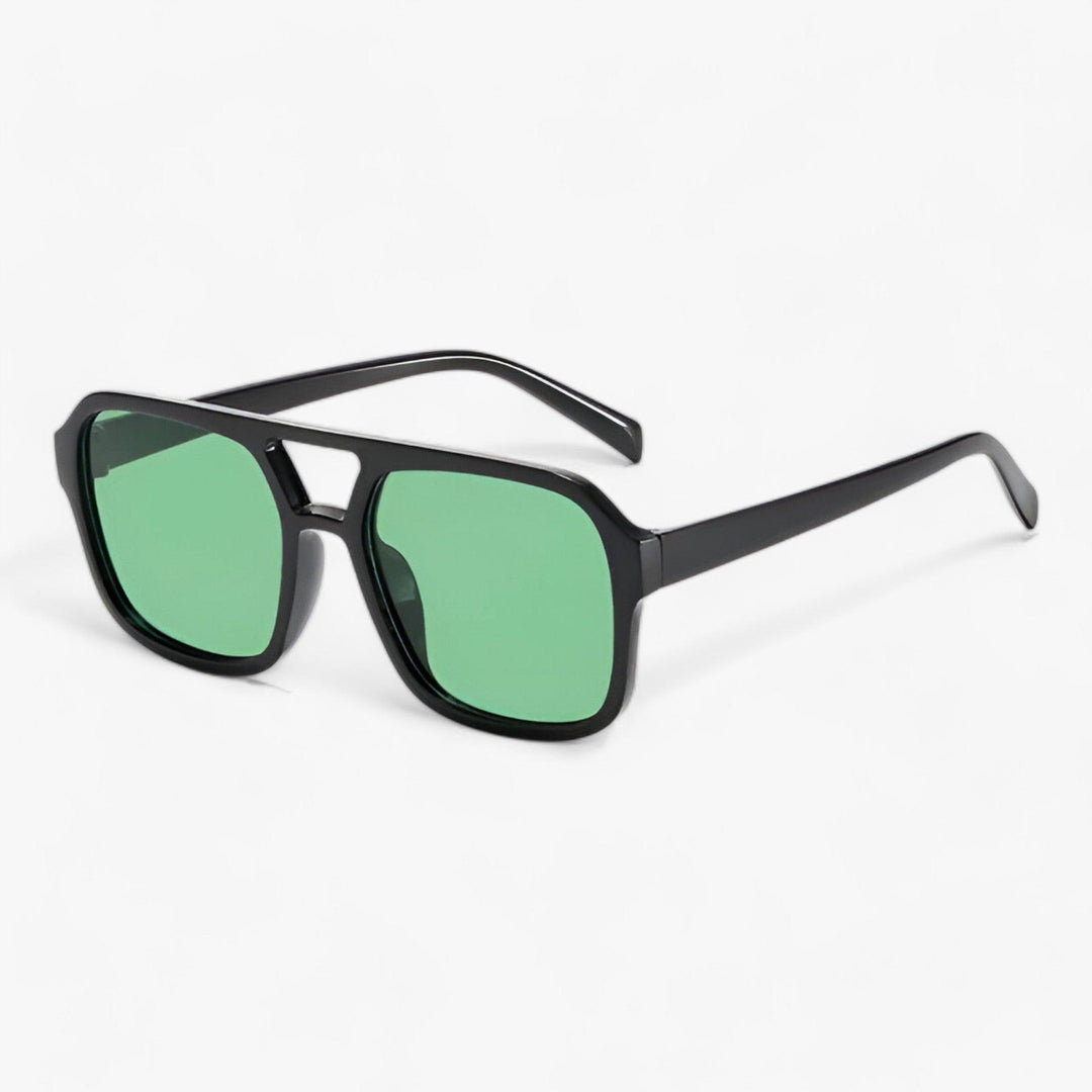 Vintage'owe Okulary Przeciwsłoneczne Oversize z Kwadratową Oprawką – Spectra