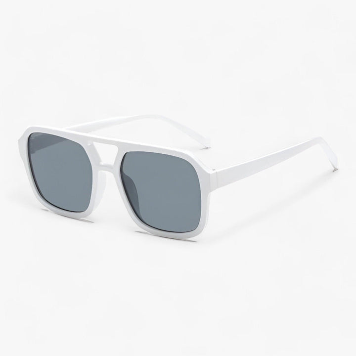 Kwadratowe okulary przeciwsłoneczne w stylu vintage z ochroną UV400