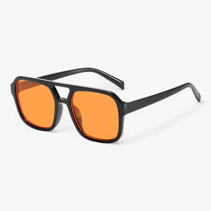 Vintage'owe Okulary Przeciwsłoneczne Oversize z Kwadratową Oprawką – Spectra