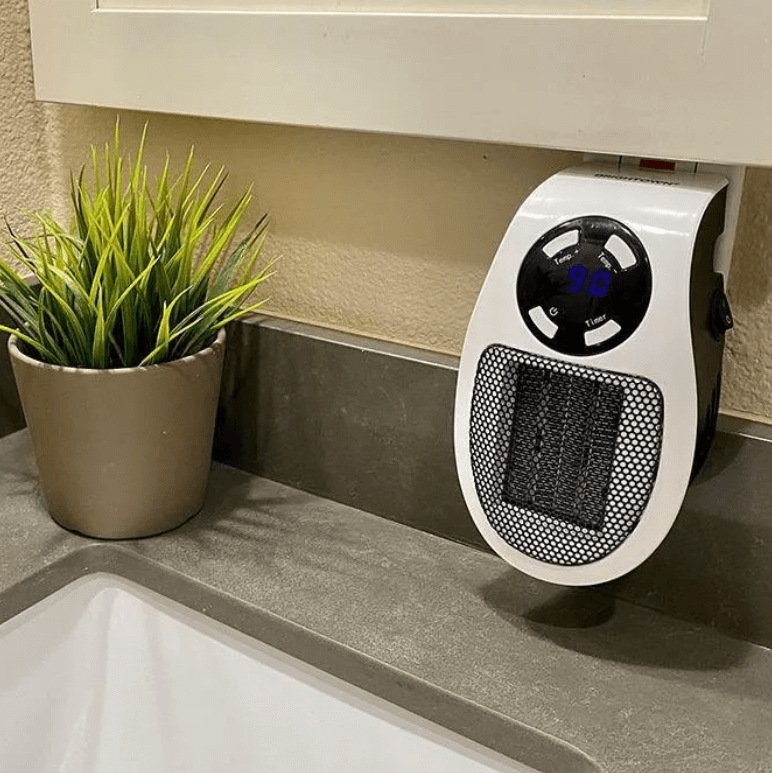 Przenośny grzejnik 500 W z termostatem 15–32 °C