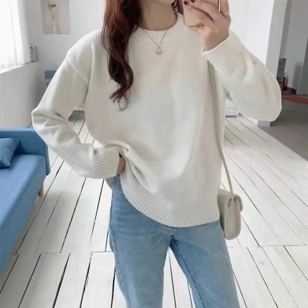 Oversized Kobiece Pulower