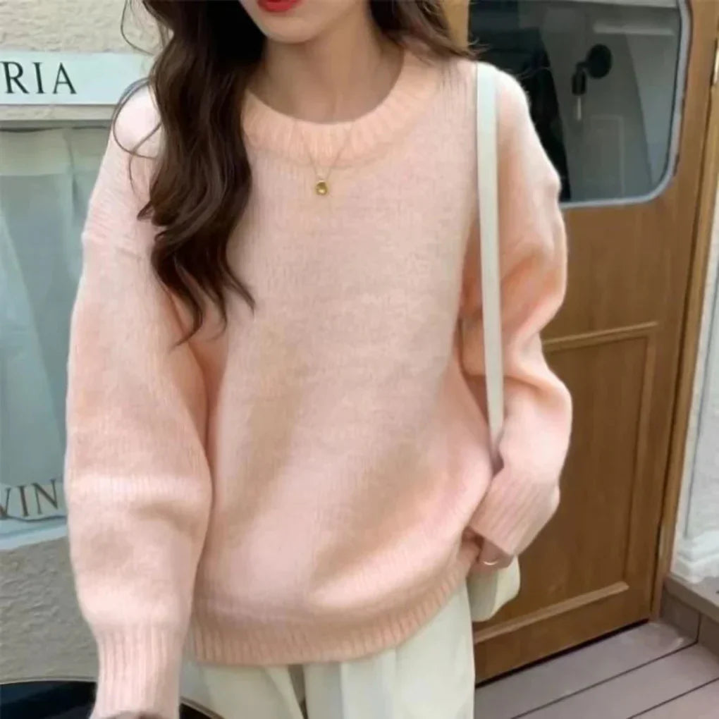 Oversized Kobiece Pulower