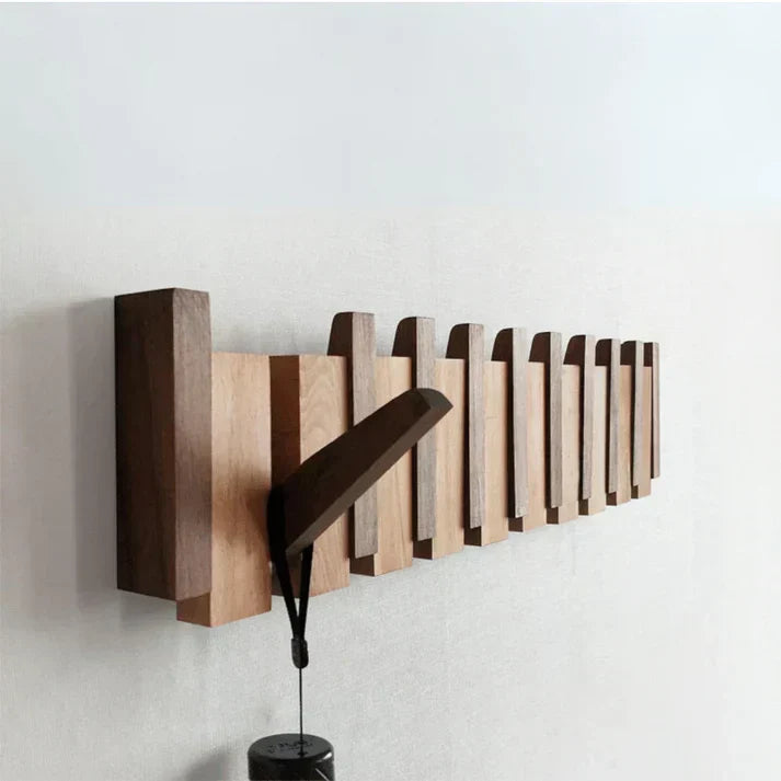 MelodyRack | Drewniany wieszak inspirowany fortepianem